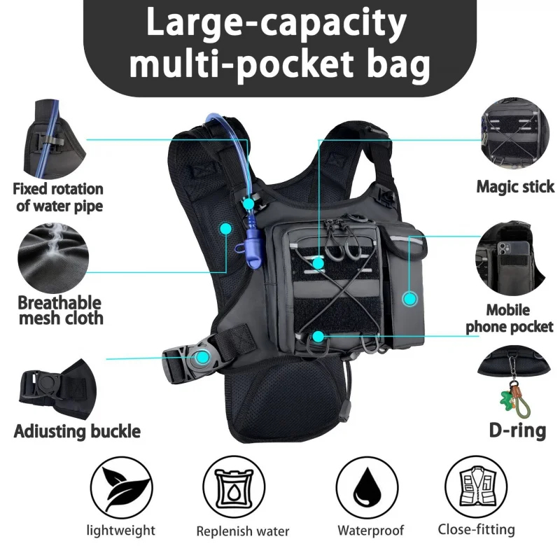 Cycling Gear Bag - ​ Chaleco Táctico de Alta Calidad