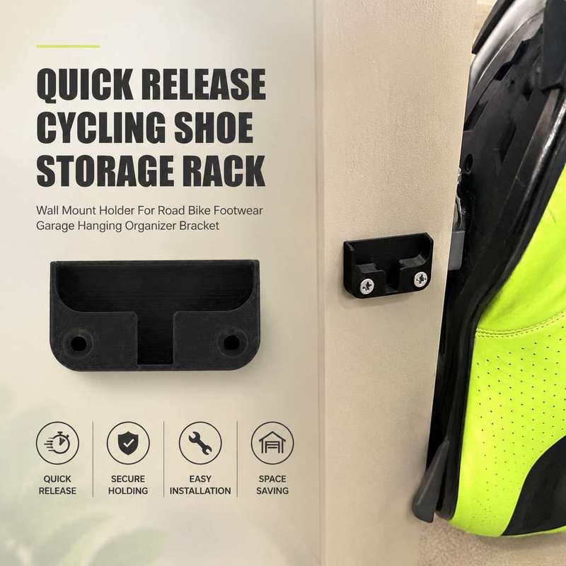 Cycling Gear Wall Hanger - Soporte de pared para almacenamiento de