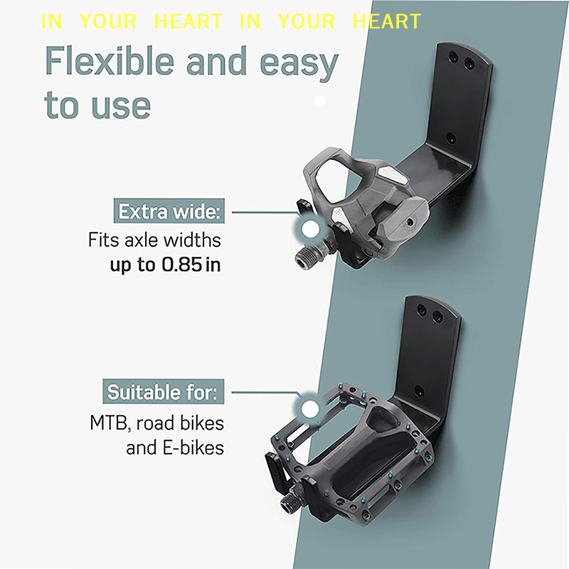 Cycling Gear Wall Hanger - 【X】Ganchos verticales resistentes para bicicletas, soporte