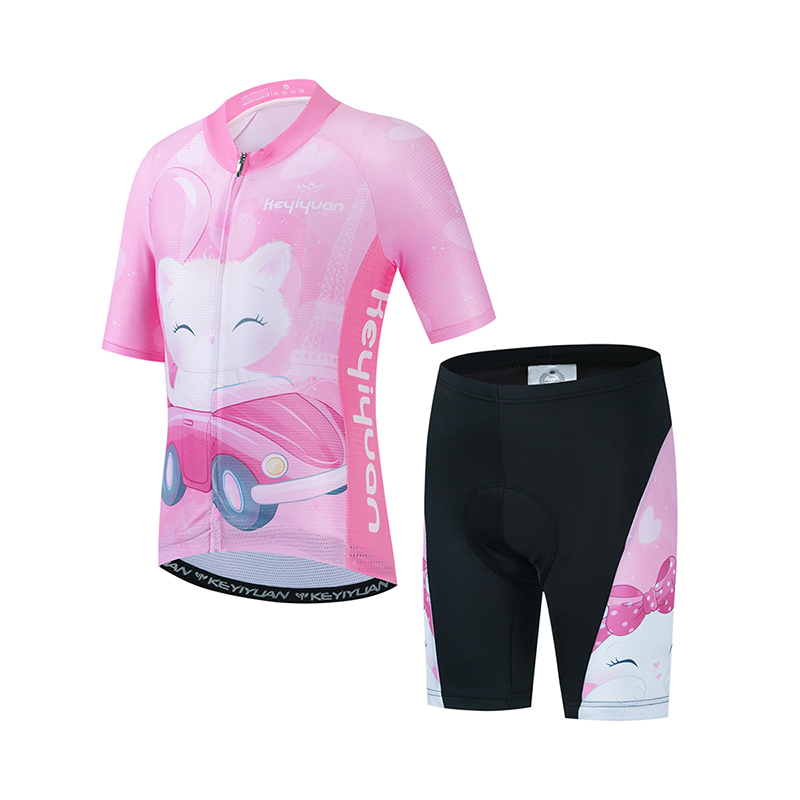 Cycling Gear Girls - KEYIYUAN-Conjunto de Jersey de Ciclismo de
