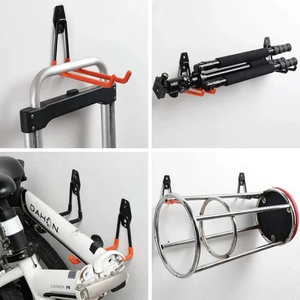 Cycling Gear Wall Hanger - Soporte de Pared Metálico Resistente para