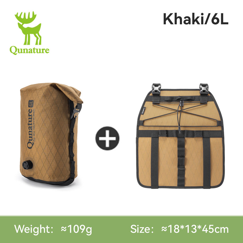 Cycling Gear Bag - Qunature 6/12L Bikepacking Bolsa colgante ligera