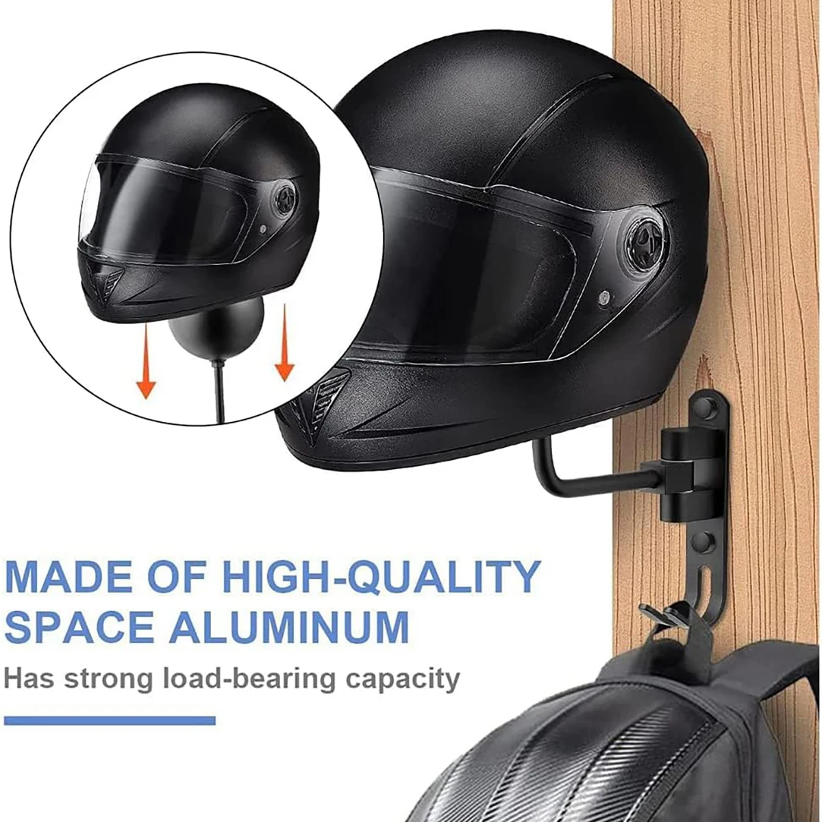 Cycling Gear Wall Hanger - Soporte para casco de motocicleta Soporte