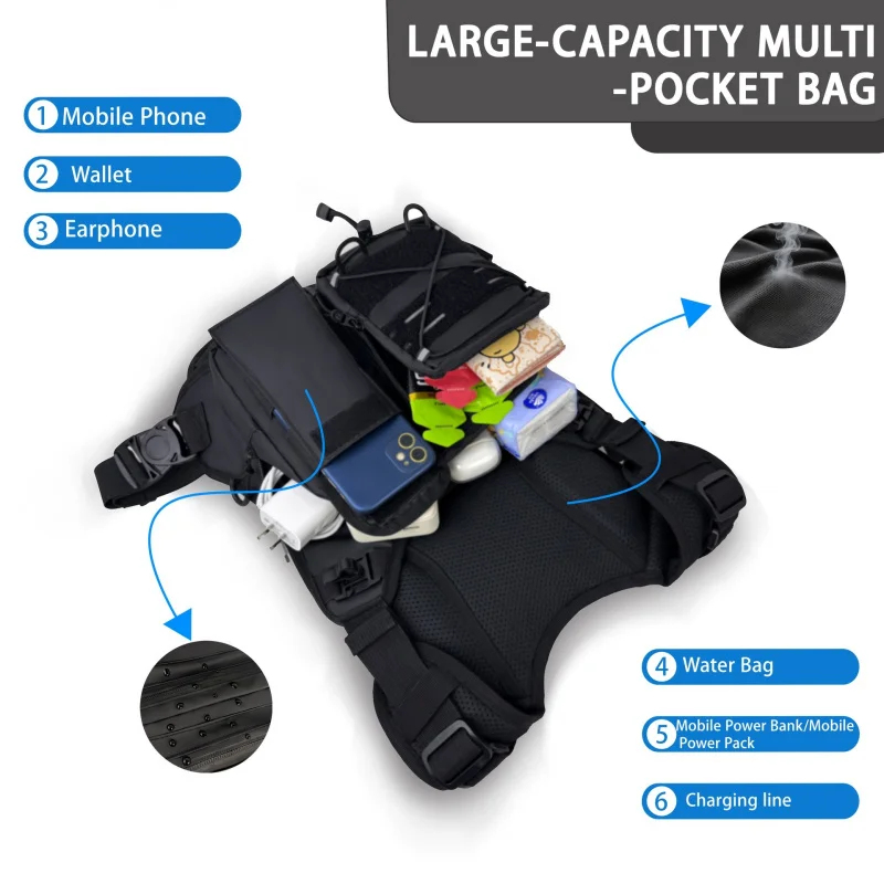 ​ Chaleco Táctico de Alta Cali - Cycling Gear Bag reseña y precio