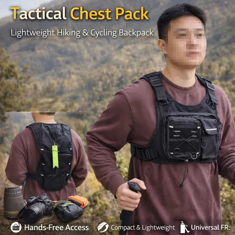 ​ Chaleco Táctico de Alta Cali - Cycling Gear Bag reseña y precio