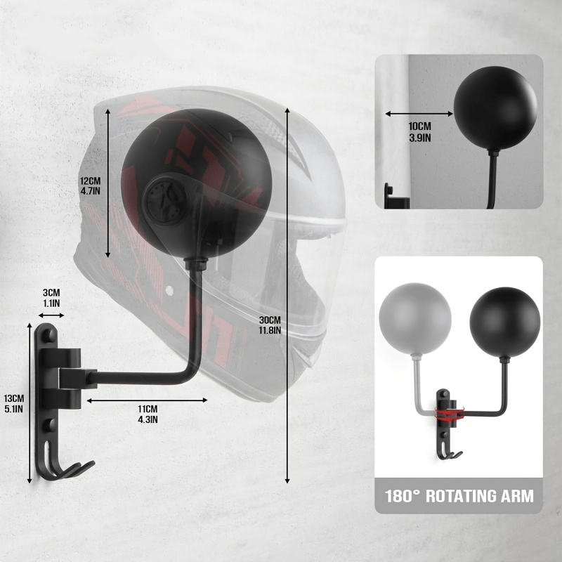 Soporte para Casco de Aleación - Cycling Gear Wall Hanger reseña y precio